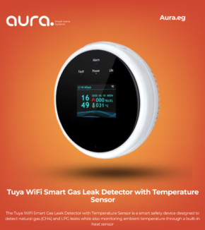Tuya WiFi Smart Gas Leak Detector with Temperature Sensor