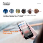 ⁦Tuya WiFi Smart Gas Leak Detector with Temperature Sensor – كاشف غاز ذكي مزود بمستشعر حرارة وشاشة LCD⁩ - الصورة ⁦3⁩