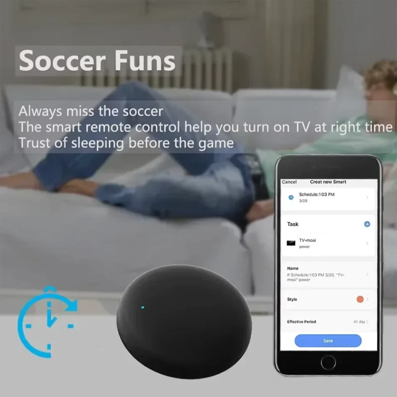 جهاز التحكم عن بعد الذكي Smart Universal IR Remote – تحكم متكامل في أجهزتك المنزلية