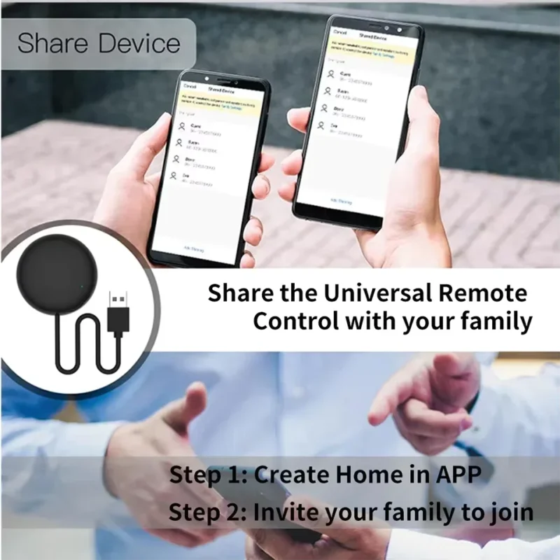 جهاز التحكم عن بعد الذكي Smart Universal IR Remote – تحكم متكامل في أجهزتك المنزلية