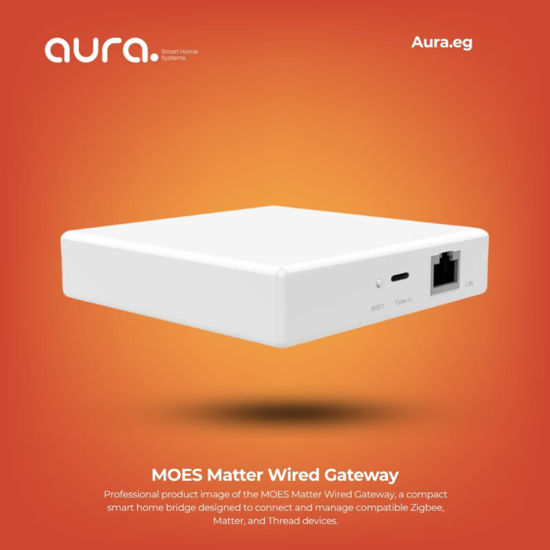بوابة MOES Zigbee Matter Thread – جسر ذكي لإدارة أجهزة المنزل الذكي بأحدث تقنيات الاتصال.