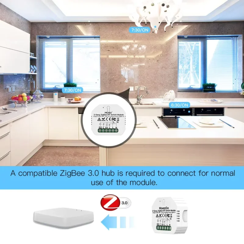 MOES Mini Tuya Zigbee Smart Dimmer