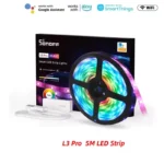 ⁦SONOFF L3 Pro شريط إضاءة ذكي واي فاي بطول 5 أمتار RGBIC، مزامنة موسيقى وتحكم صوتي Alexa Google Home⁩ - الصورة ⁦4⁩