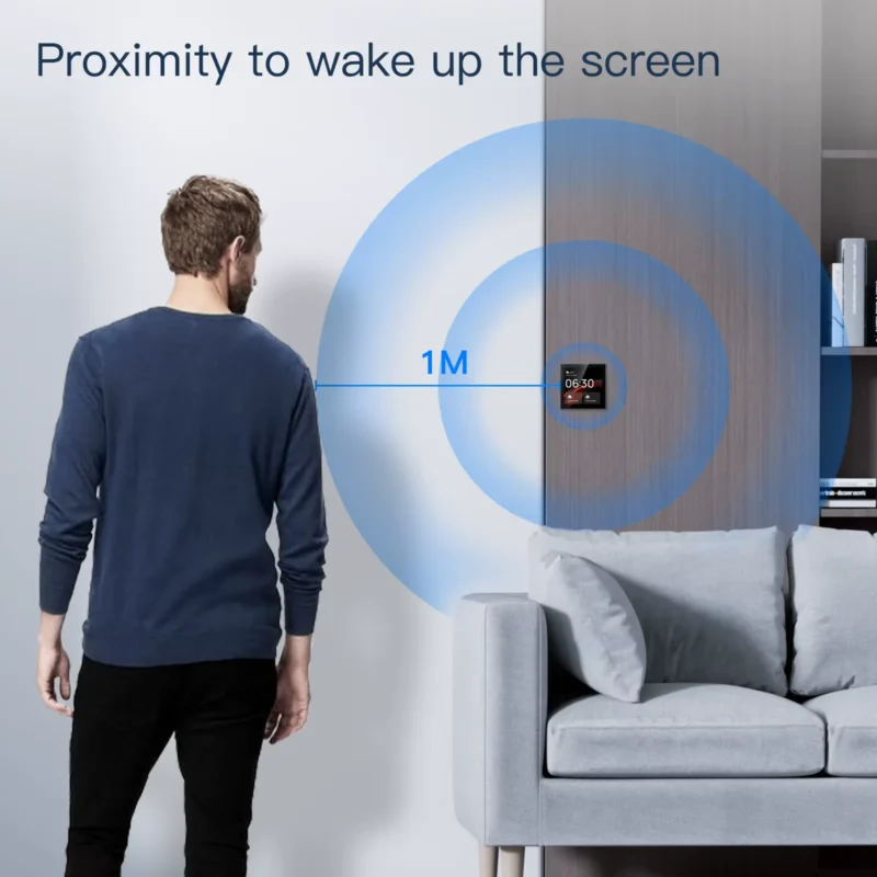 MOES Tuya WiFi Smart Touch Control Panel – لوحة مركزية ذكية بشاشة 4 إنش وتحكم صوتي مدمج