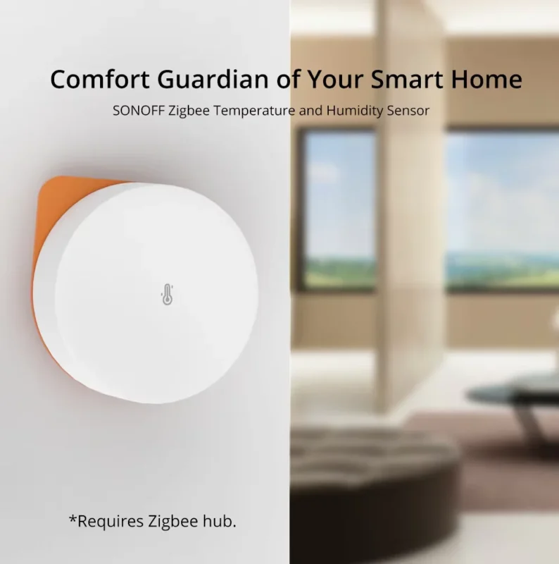 SONOFF SNZB-02P Zigbee Smart Temperature & Humidity Sensor – Accurate monitoring of the atmosphere in your smart home