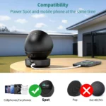 PlusAcc 5000mAh Battery Base for Alexa Echo Spot Portable Speaker - Image 3