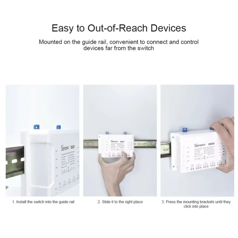 SONOFF 4CH PRO R3 – 4-channel smart switch with WiFi and RF 433MHz control