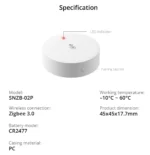 SONOFF SNZB-02P Zigbee Smart Temperature & Humidity Sensor – Accurate monitoring of the atmosphere in your smart home - Image 3