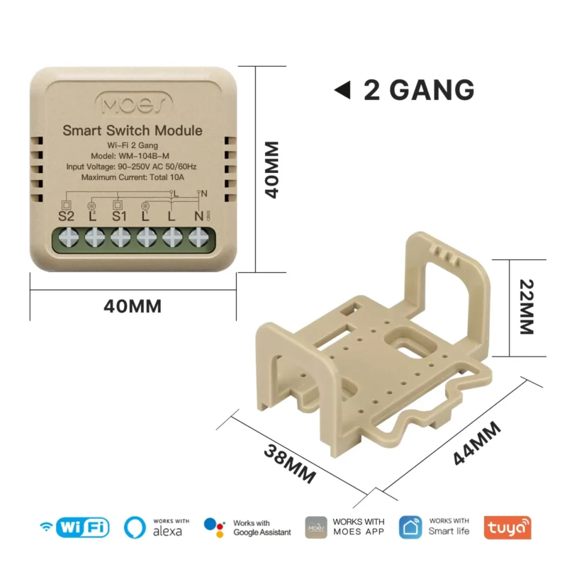 MOES Mini Tuya Zigbee Smart Dimmer