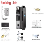 3D Face Recognition Smart Digital Door Lock – قفل إلكتروني ذكي بكاميرا والبصمة - الصورة 3