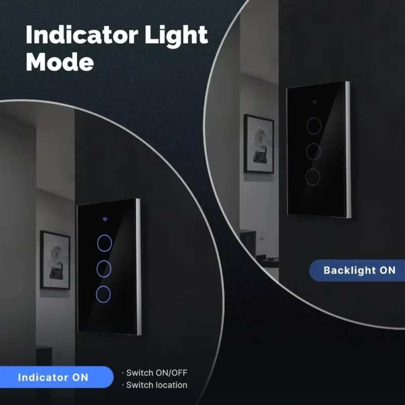 MOES Tuya ZigBee Smart Light Switch – Smart Light Switch with Glass Touch