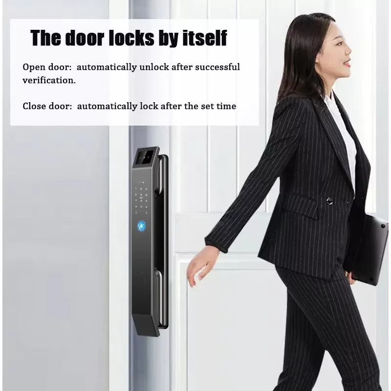 3D Face Recognition Smart Digital Door Lock – قفل إلكتروني ذكي بكاميرا والبصمة