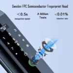 3D Face Recognition Smart Digital Door Lock – قفل إلكتروني ذكي بكاميرا والبصمة - الصورة 2