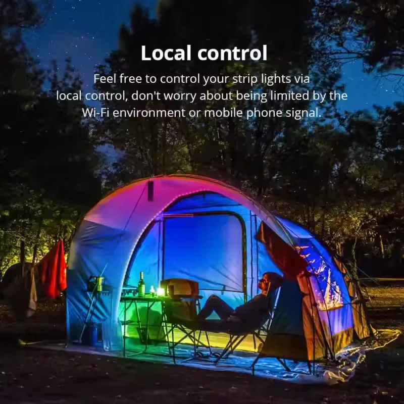 SONOFF L3 Pro شريط إضاءة ذكي واي فاي بطول 5 أمتار RGBIC، مزامنة موسيقى وتحكم صوتي Alexa Google Home