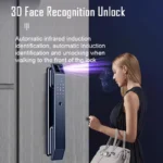 3D Face Recognition Smart Digital Door Lock – قفل إلكتروني ذكي بكاميرا والبصمة - الصورة 5