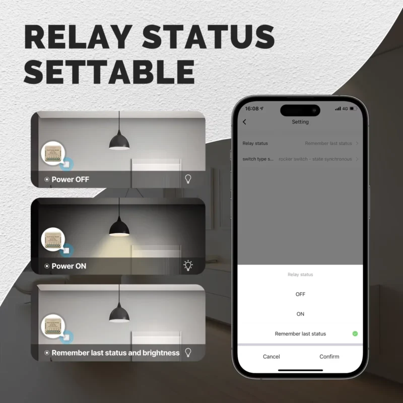 MOES Mini Tuya Zigbee Smart Dimmer