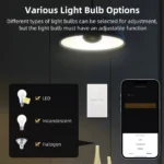 AVATTO Smart Dimmer Switch WiFi – Smart Light Dimmer Switch - Image 5