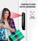 Face Recognition Smart Door Lock – Smart lock that unlocks via face, fingerprint, password, and indoor camera - Image 5