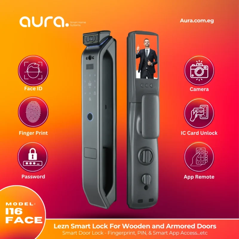 Lezn i16 Face Version Smart Door Lock - The smart face for integrated security