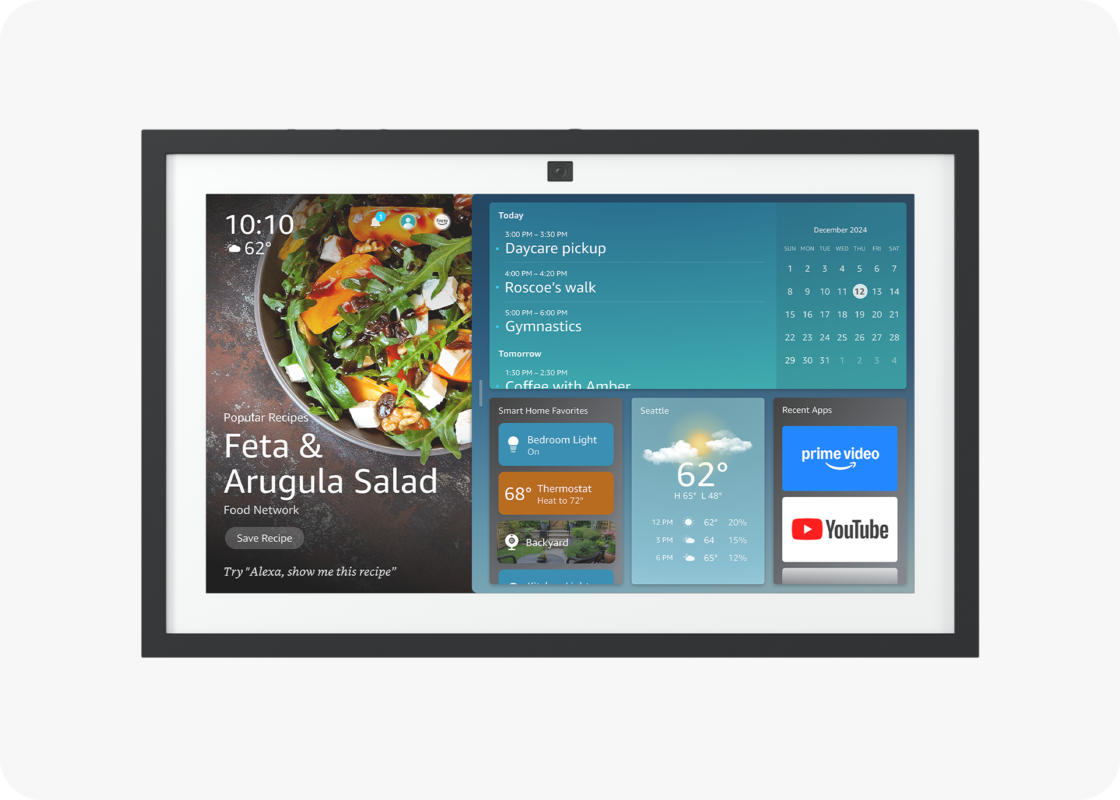 Echo Show 15 – A stunning smart display that combines entertainment and organization