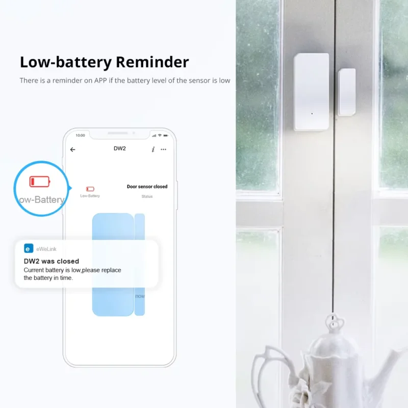 SONOFF DW2 Wi-Fi – Smart Door and Window Sensor