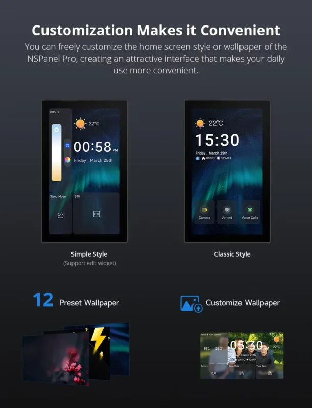 SONOFF NSPanel Pro 120 - Smart Home Monitor