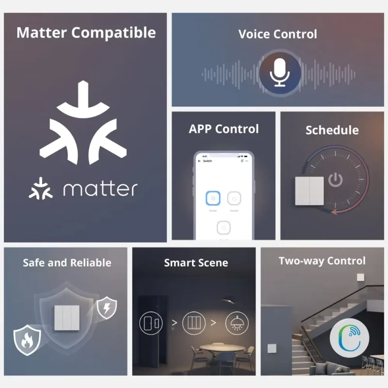 SONOFF SwitchMan M5 Matter - Smart Wall Switch