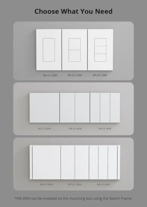 SONOFF SwitchMan M5 Matter - Smart Wall Switch