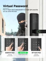 ⁦🔒 قفل الباب الذكي K01 من Catchface – حماية ذكية وقوة أداء لا مثيل لها⁩ - الصورة ⁦12⁩
