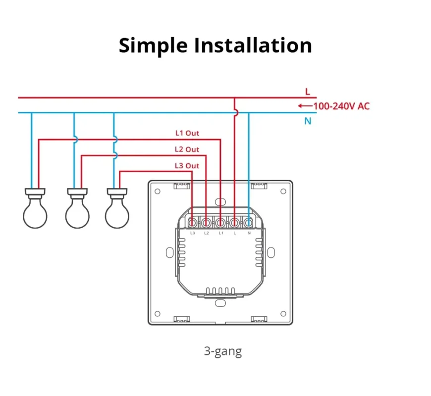 SONOFF SwitchMan M5 Matter - Smart Wall Switch