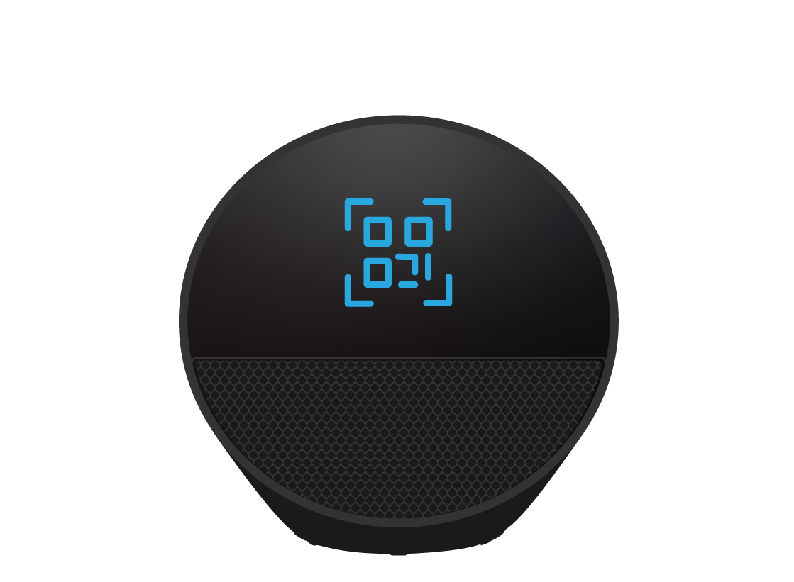 Echo Spot – Smart alarm clock with touch screen and powerful sound
