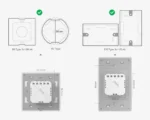 SONOFF TX Ultimate T5 Smart Touch Wall Switch 120 Type with 1C, 2C, 3C & 4C Options - Image 17