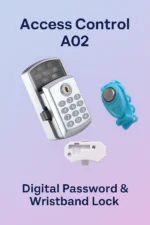 ⁦Access Control A02  - قفل إلكتروني ذكي A02⁩ - الصورة ⁦2⁩
