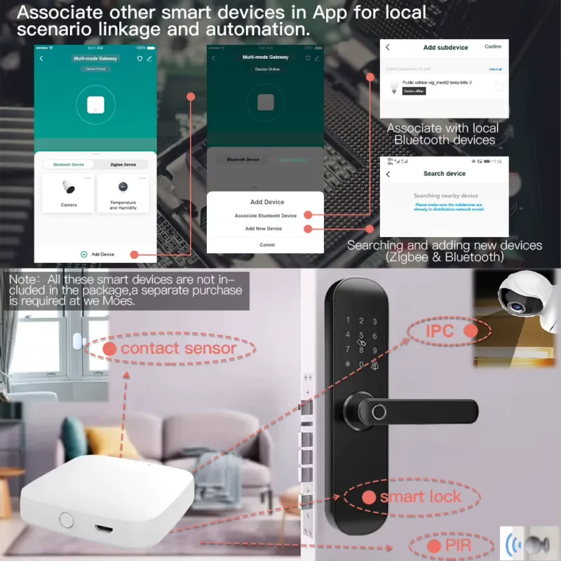 WiFi BLE Zigbee Multi-mode Smart Gateway Hub