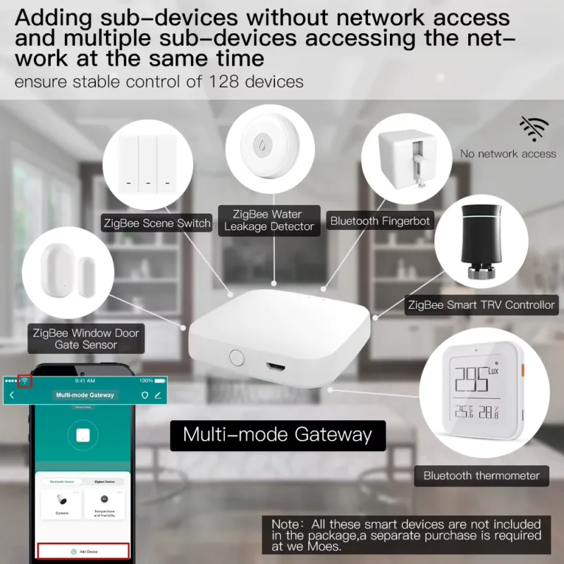 WiFi BLE Zigbee Multi-mode Smart Gateway Hub
