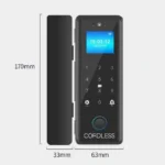GL01 Smart Glass Door Lock – Face Recognition + Fingerprint + App Access