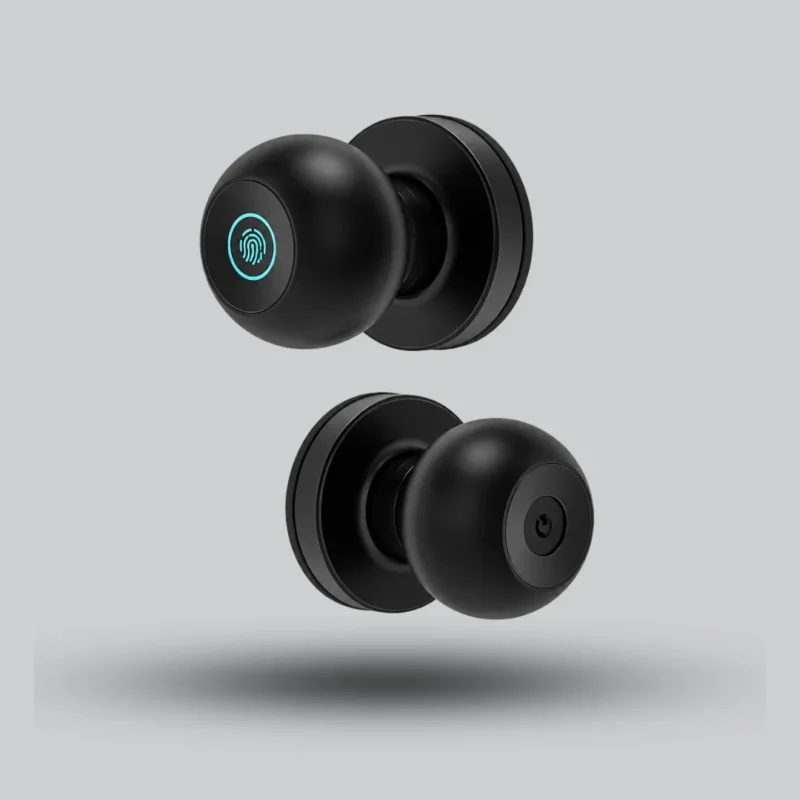 Catchface O2 Smart Knob Lock – قفل باب ذكي بالبصمة وتطبيق Tuya للأبواب الخشبية