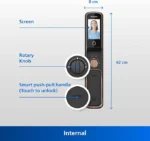 Philips DDL709-FVP-7HWS Push-Pull Smart Video Door Lock with Face Recognition - Image 2