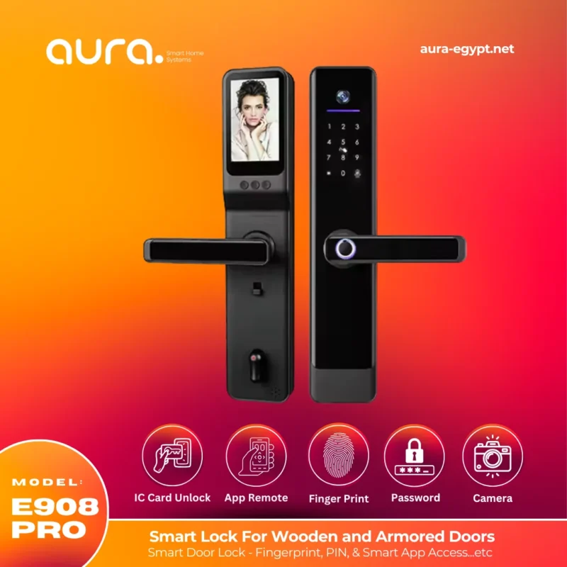 E908 PRO – Tuya Smart Lock with Camera