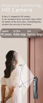 ⁦قفل الباب الذكي  Catchface Smart Lock K2⁩ - الصورة ⁦6⁩