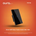 Smart WiFi Water Heater Switch 20A / 40A – Remote Control via Tuya App – Works with Alexa & Google Home