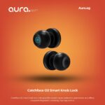 Catchface O2 Smart Knob Lock with Fingerprint, Tuya App & Emergency Key