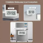 Tuya Zigbee Smart Temperature & Humidity Sensor with LCD – حساس حرارة ورطوبة ذكي بشاشة عرض - الصورة 7