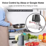 Tuya Zigbee Smart Valve Controller for Gas & Water – Remote Smart Valve Control with Voice Support - Image 2