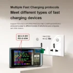 ⁦Tuya Zigbee UK Smart Wall Socket with USB-C PD 70W – مقبس جداري ذكي مع شحن فائق السرعة⁩ - الصورة ⁦6⁩