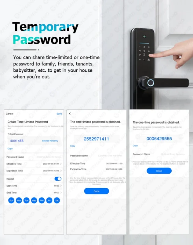 E908 PRO – Tuya Smart Lock with Camera
