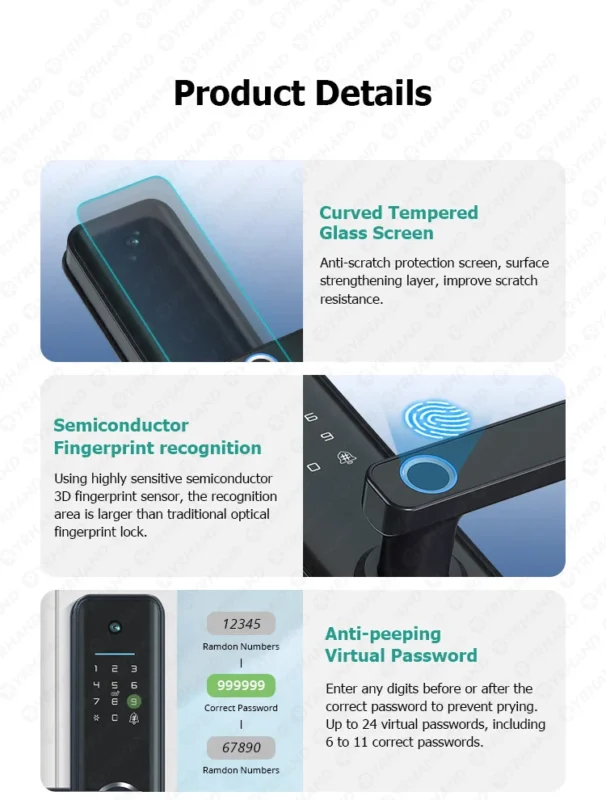 E908 PRO – Tuya Smart Lock with Camera