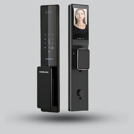 Cordless CL-Y15 Smart Door Lock with 3D Face Recognition, Camera & 2-Way Video Call