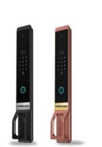 Cordless STAR Smart Door Lock with Dual Cameras, 3D Face Recognition & Palm Vein Access