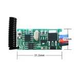433MHz RF Wireless Remote Control Switch – Relay Module DC 12V for Electric Locks & Devices - Image 2